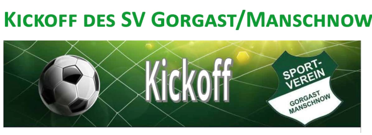 KickOff Turnier 2025 auf dem Gorgaster Sportplatz